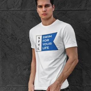 MENS SFYL WHITE COTTON T-SHIRT